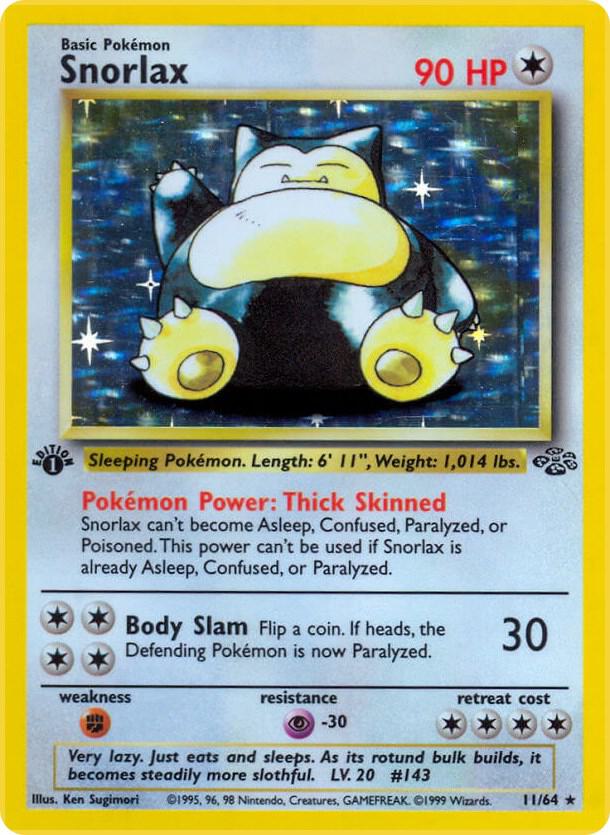 (#11/64) Snorlax (11) [Jungle]