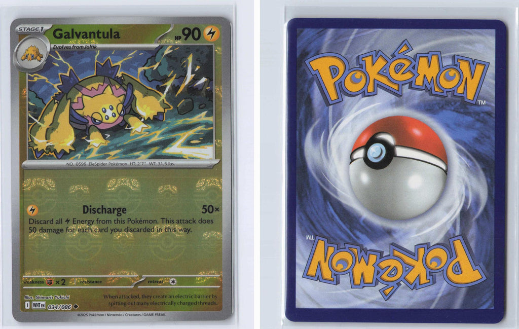 (#034/086) Galvantula (Master Ball Pattern) - Holo [White Flare]