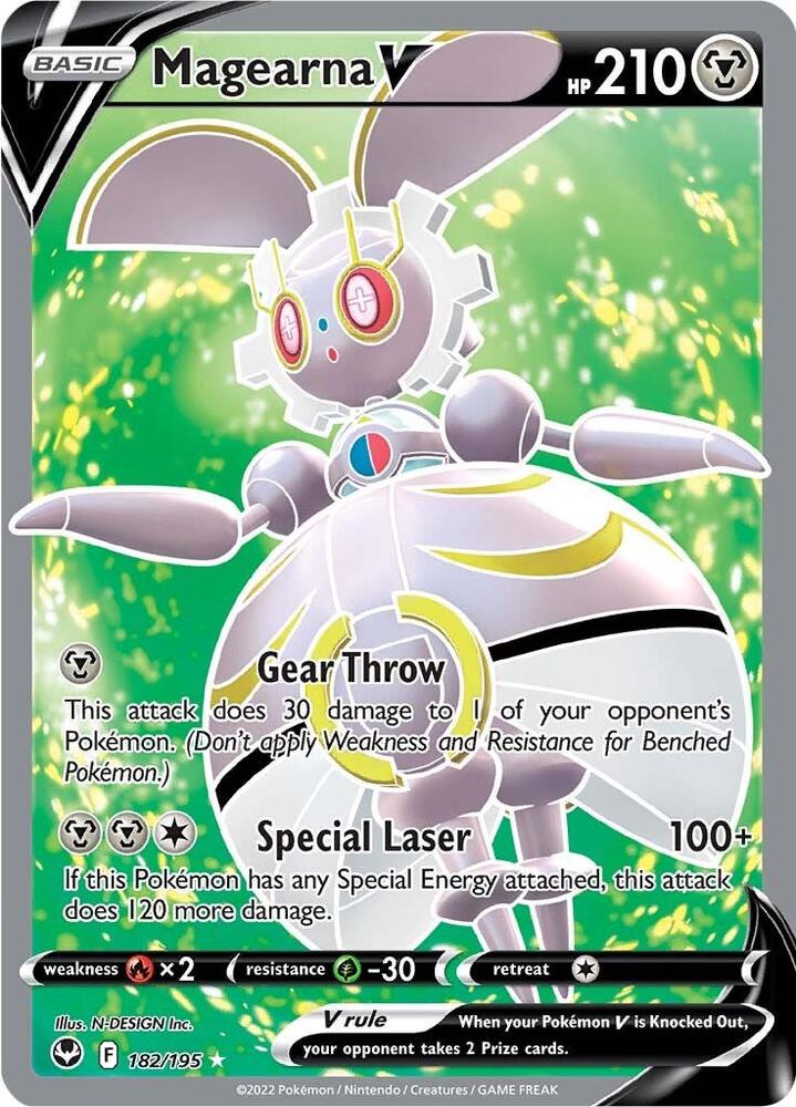 (#182/195) Magearna V (Full Art) [SWSH12: Silver Tempest]