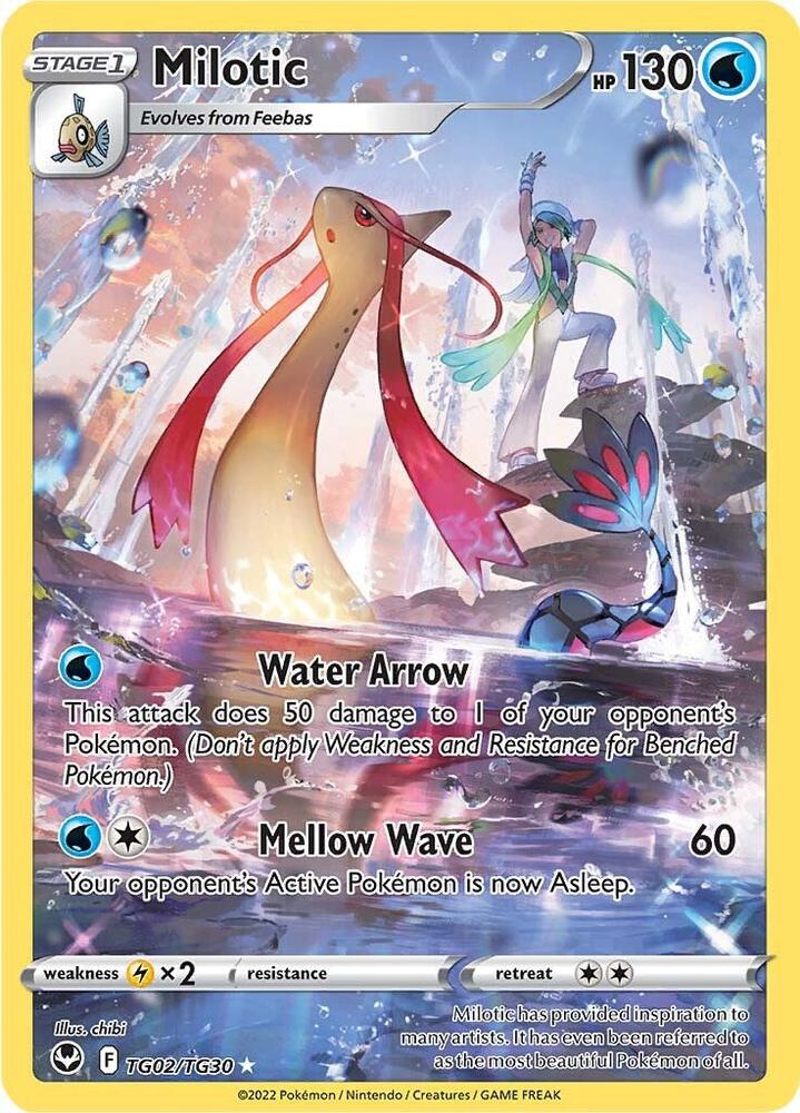 (#TG02/TG30) Milotic [SWSH12: Silver Tempest Trainer Gallery]