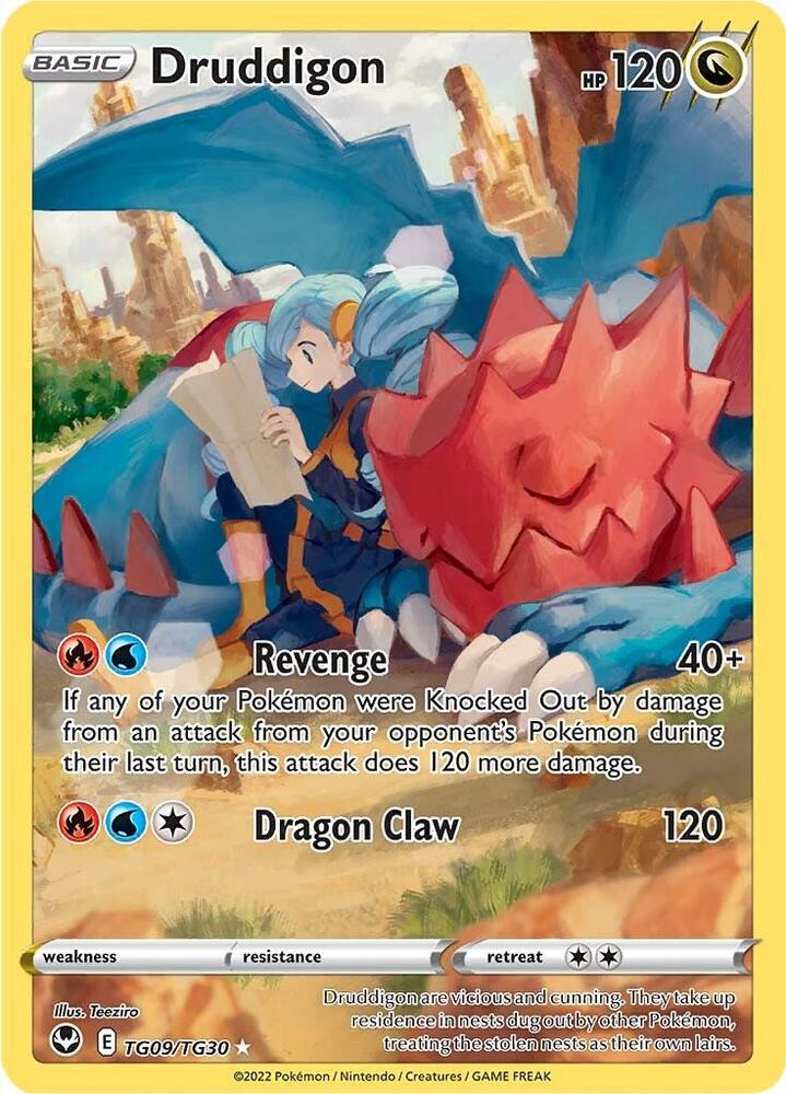 (#TG09/TG30) Druddigon [SWSH12: Silver Tempest Trainer Gallery]
