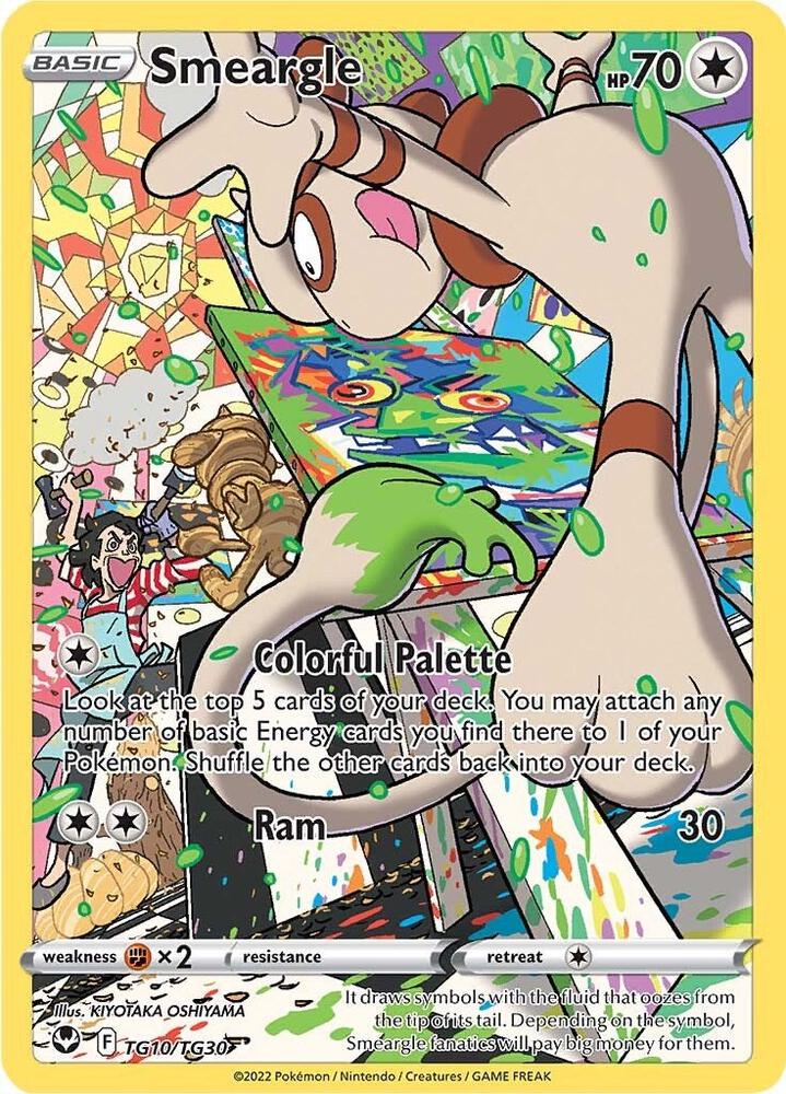 (#TG10/TG30) Smeargle [SWSH12: Silver Tempest Trainer Gallery]