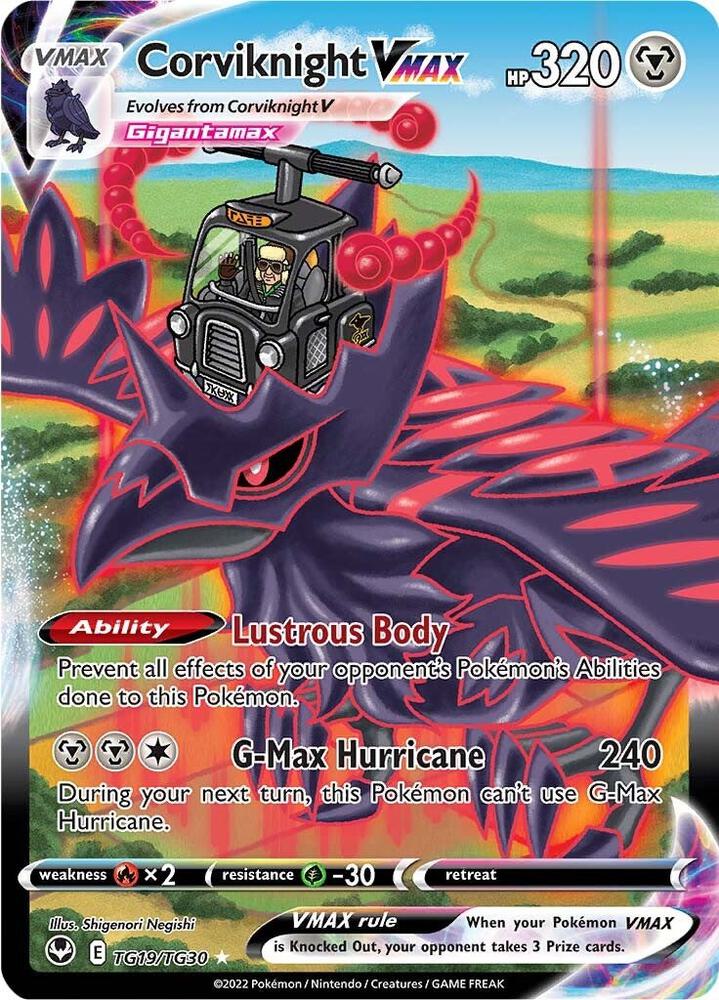 (#TG19/TG30) Corviknight VMAX [SWSH12: Silver Tempest Trainer Gallery]