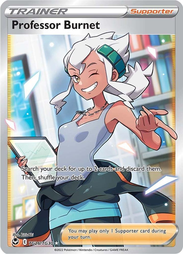 (#TG26/TG30) Professor Burnet [SWSH12: Silver Tempest Trainer Gallery]