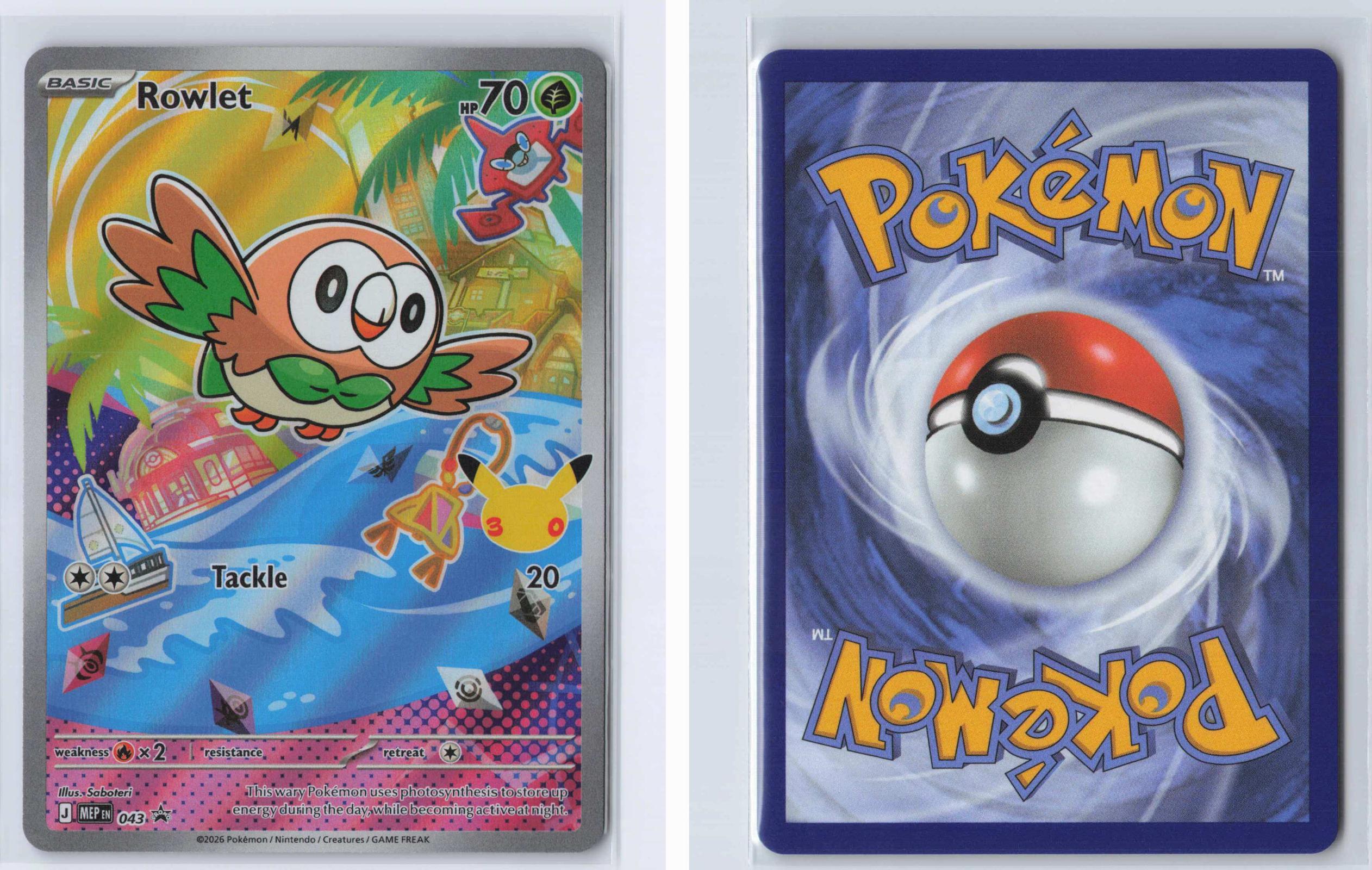 (#043) Rowlet - Holo [ME: Mega Evolution Promo]
