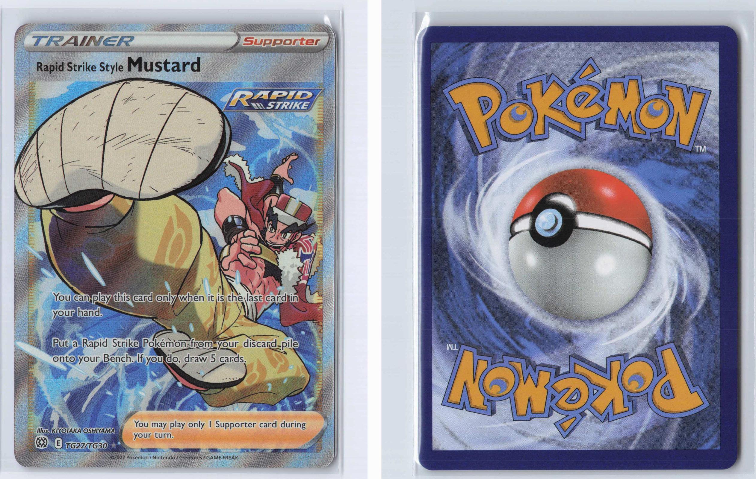 (#TG27/TG30) Rapid Strike Style Mustard - Holo [Brilliant Stars Trainer Gallery]