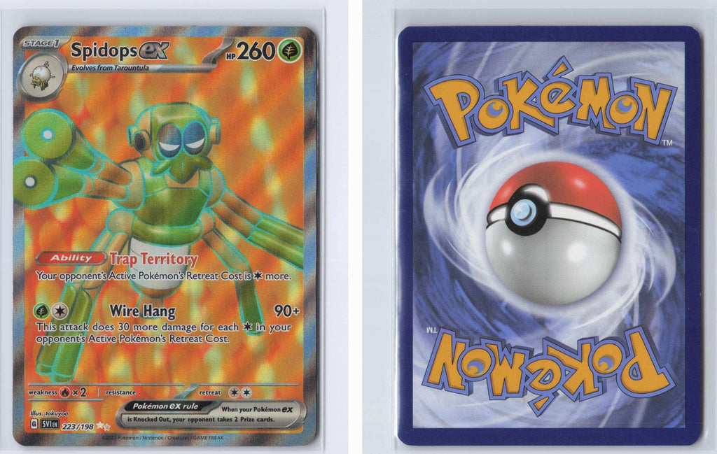 (#223/198) Spidops ex - Holo [Scarlet & Violet]