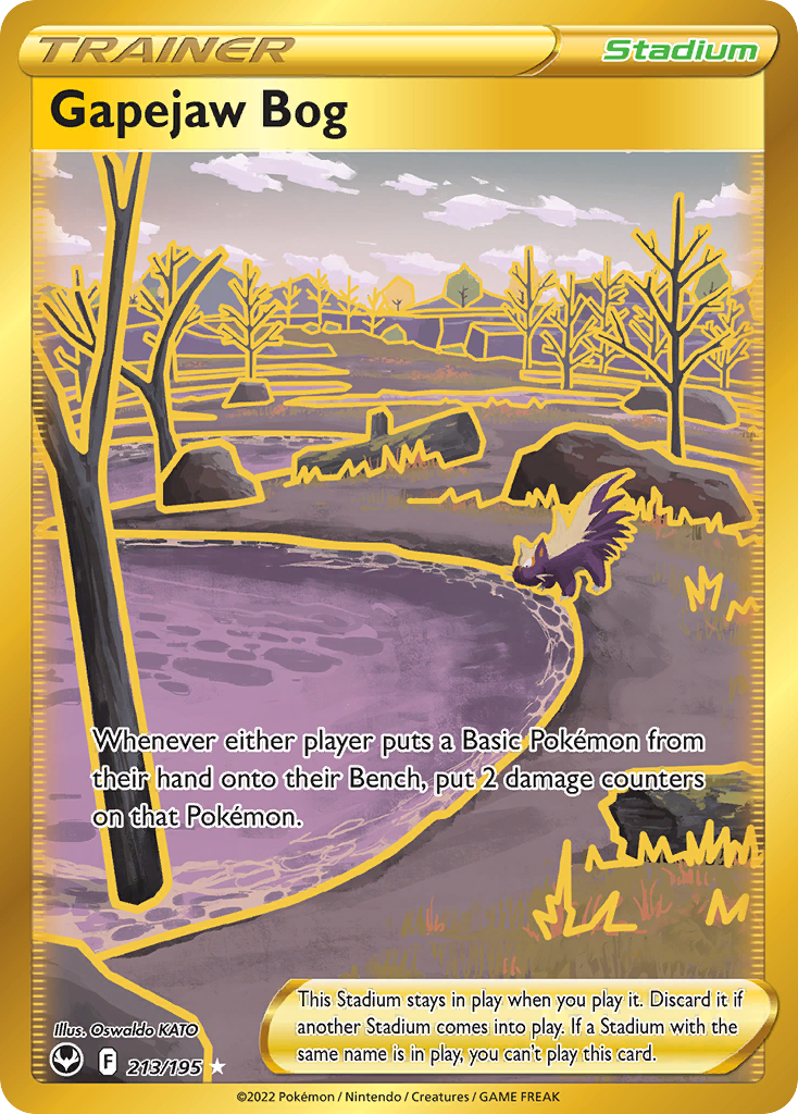 (#213/195) Gapejaw Bog - Holo [Silver Tempest]