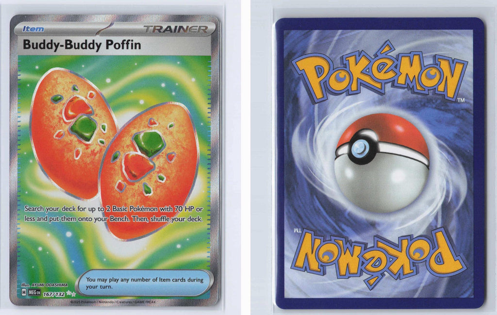 (#167/132) Buddy-Buddy Poffin - Holo [Mega Evolution]