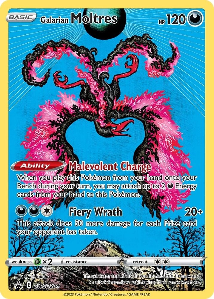 (#SWSH284) Galarian Moltres - Holo [Sword & Shield Promo]