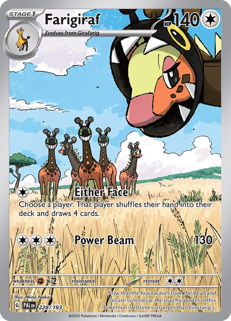 (#228/193) Farigiraf - Holo [Paldea Evolved]