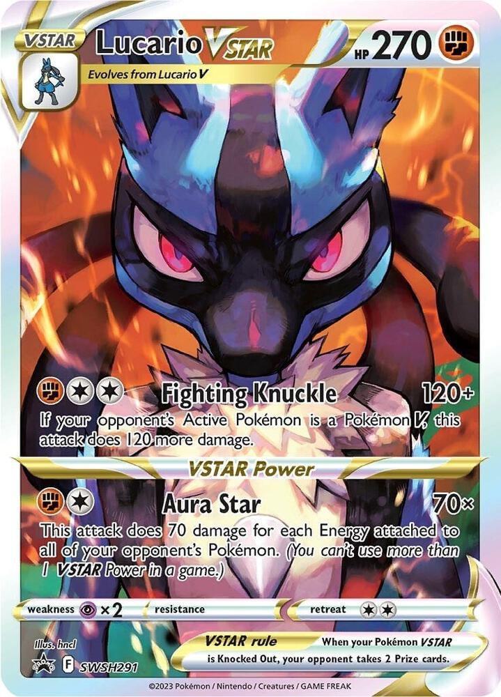 (#SWSH291) Lucario VSTAR [SWSH: Sword & Shield Promo Cards]
