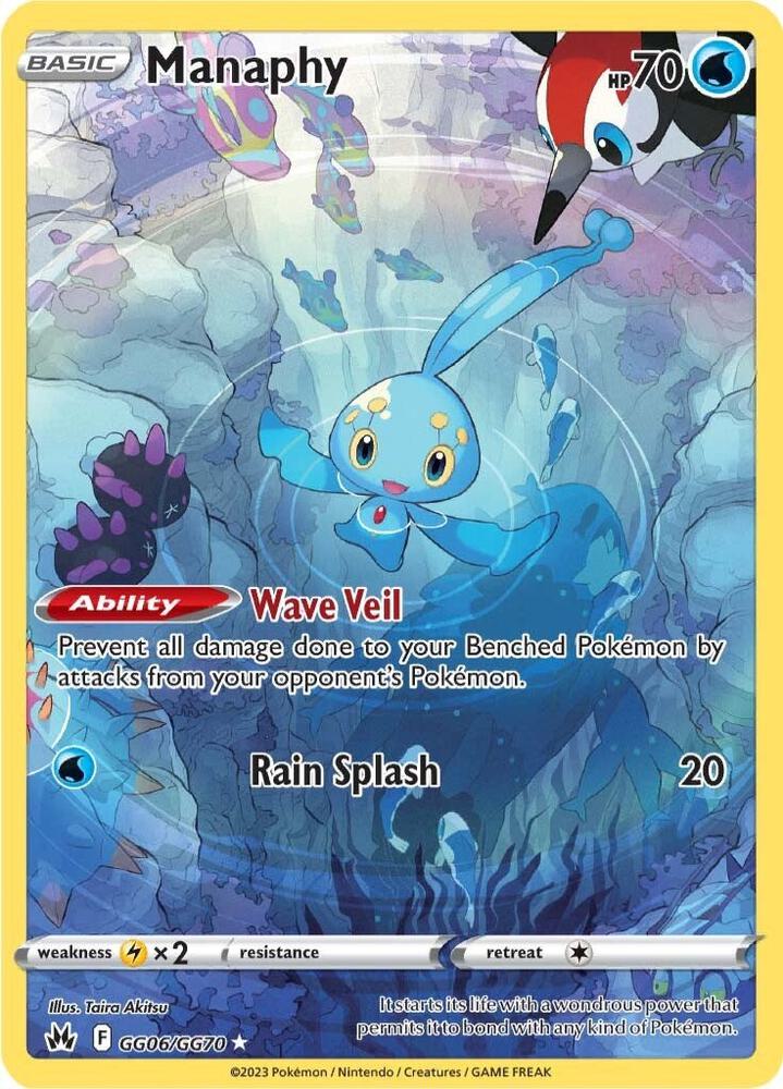 (#GG06/GG70) Manaphy [Crown Zenith: Galarian Gallery]