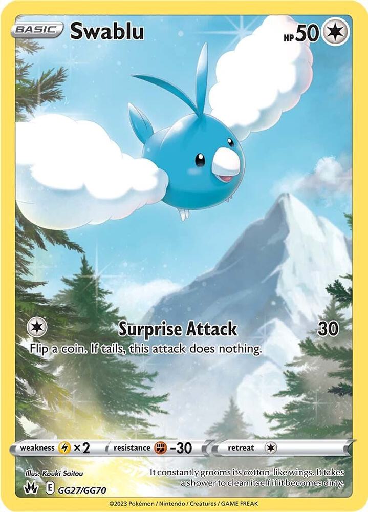 (#GG27/GG70) Swablu [SWSH: Crown Zenith: Galarian Gallery]