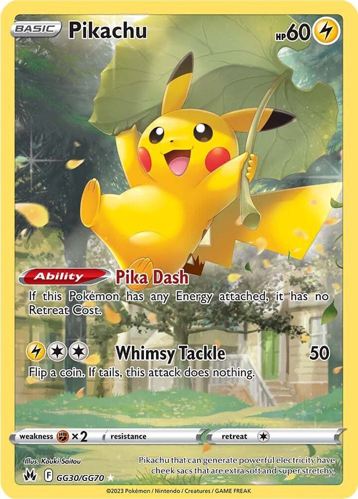 (#GG30/GG70) Pikachu [SWSH: Crown Zenith: Galarian Gallery]