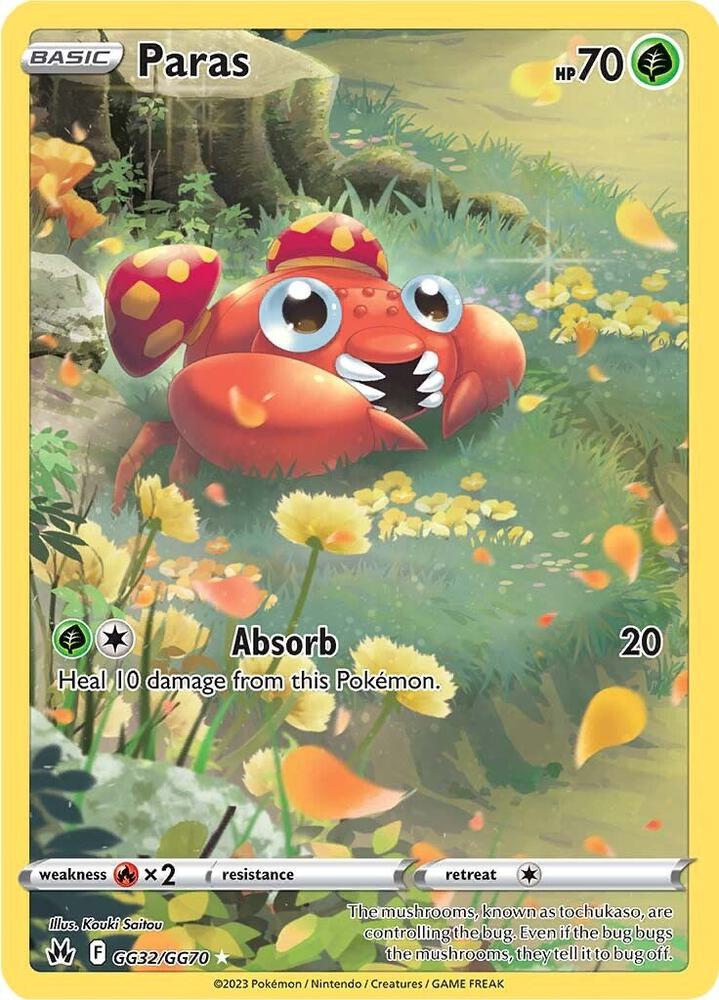 (#GG32/GG70) Paras [SWSH: Crown Zenith: Galarian Gallery]