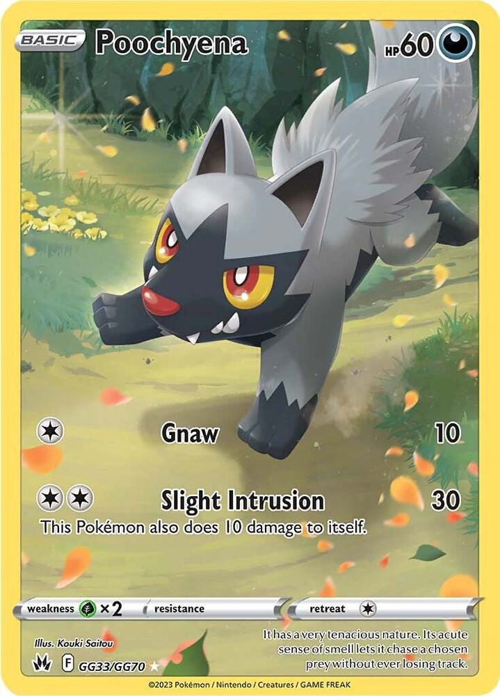 (#GG33/GG70) Poochyena [SWSH: Crown Zenith: Galarian Gallery]