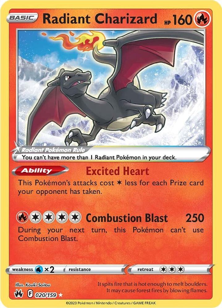 (#020/159) Radiant Charizard [SWSH: Crown Zenith]