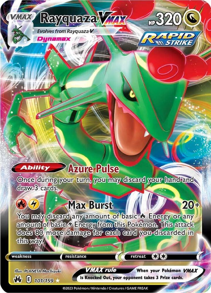 (#101/159) Rayquaza VMAX (101) [Crown Zenith]