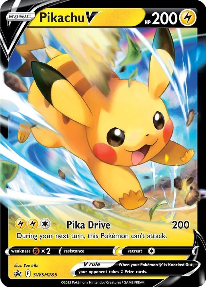 (#SWSH285) Pikachu V [SWSH: Sword & Shield Promo Cards]