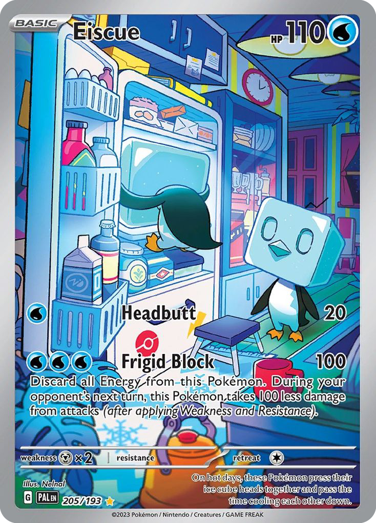 (#205/193) Eiscue - Holo [Paldea Evolved]