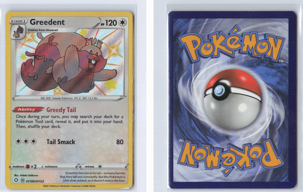 (#SV100/SV122) Greedent - Holo [Shining Fates Shiny Vault]