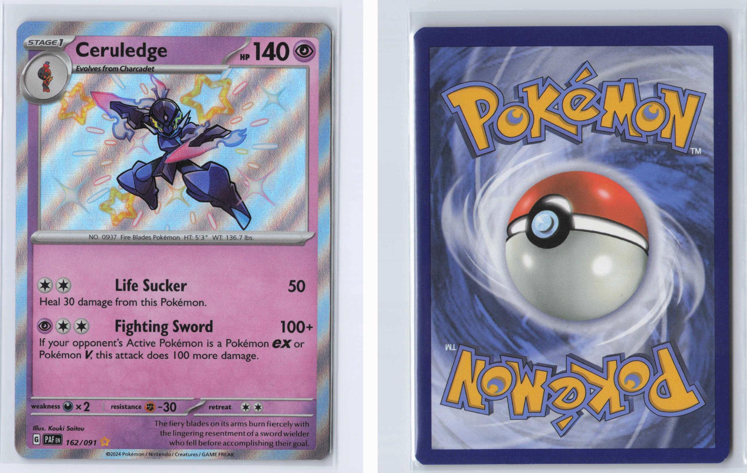 (#162/091) Ceruledge - Holo [Paldean Fates]