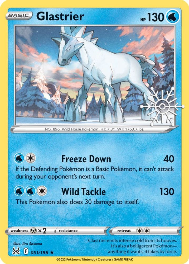 (#051/196) Glastrier (Holiday Calendar) - Holo [Miscellaneous Cards & Products]