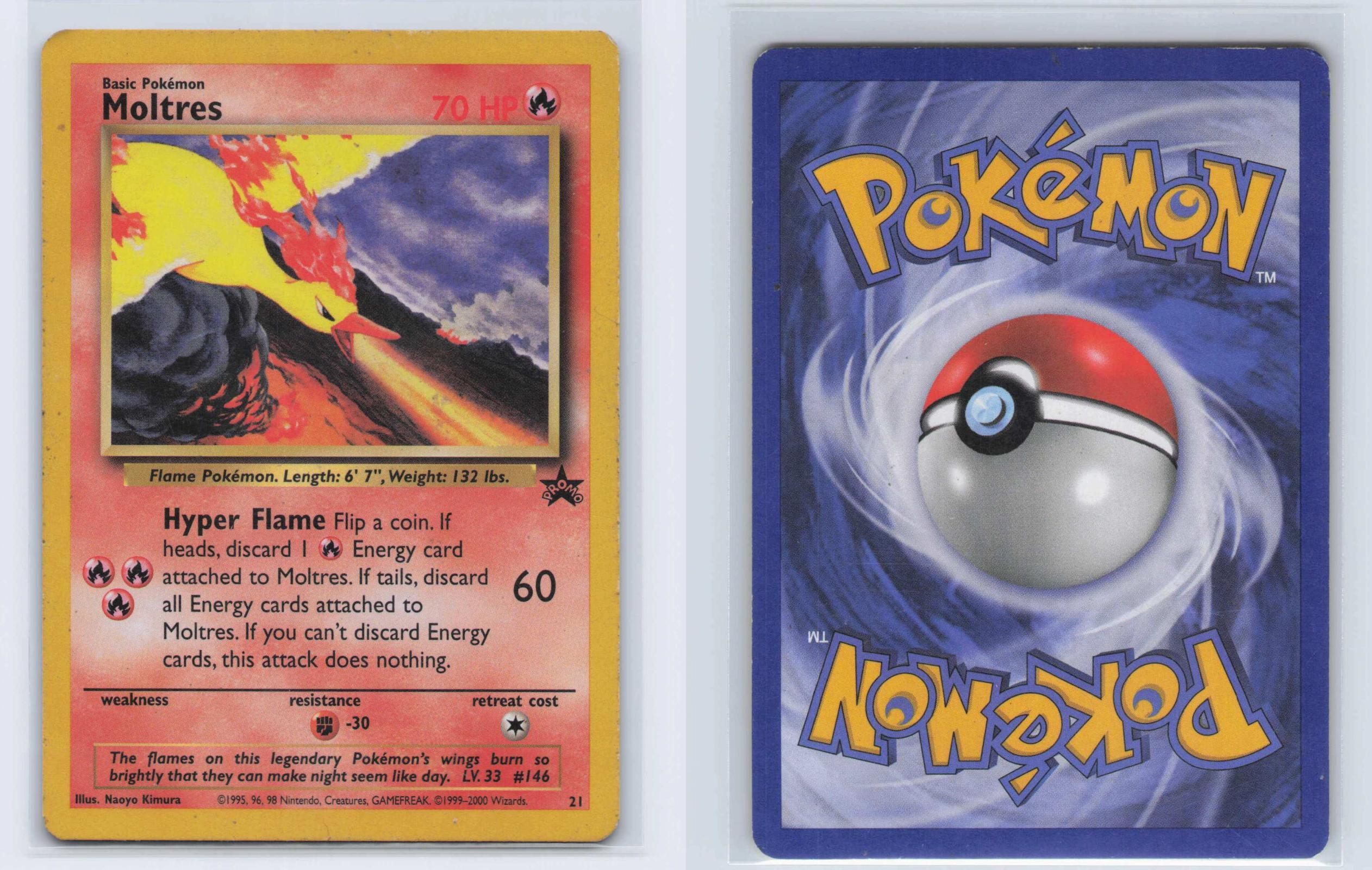 (#21) Moltres - Normal [Wizards Black Star Promos]