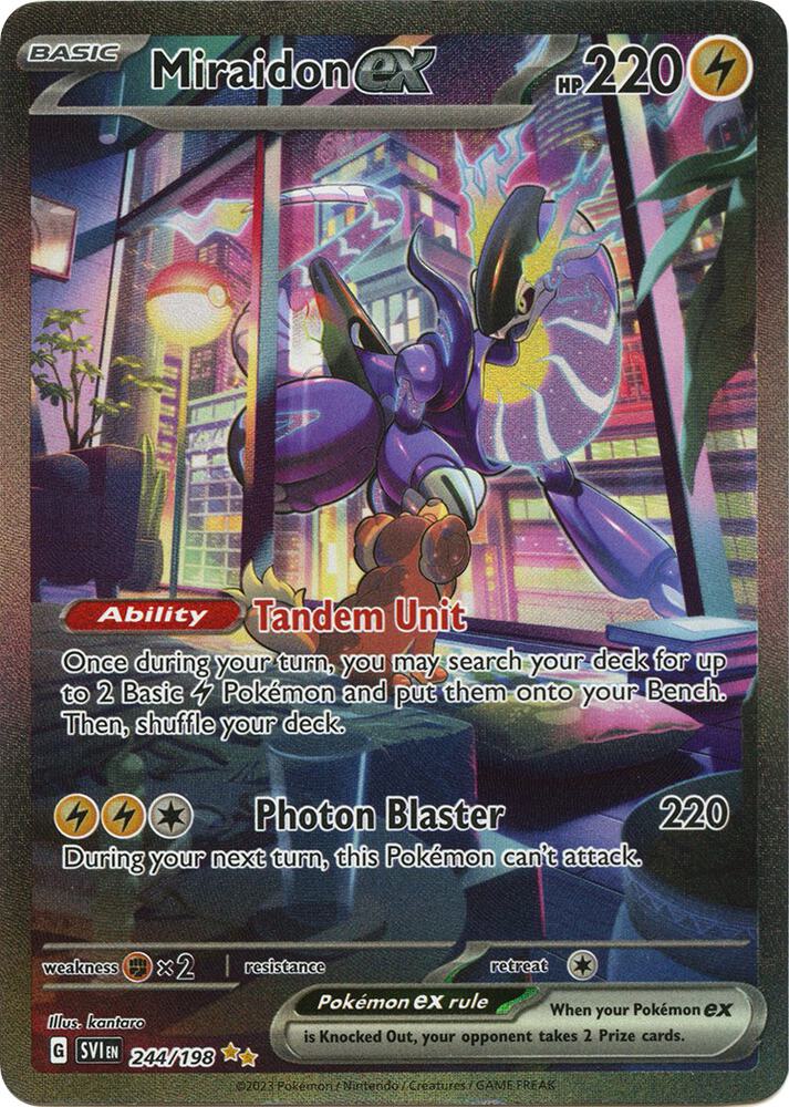 (#244/198) Miraidon ex [SV01: Scarlet & Violet Base Set]