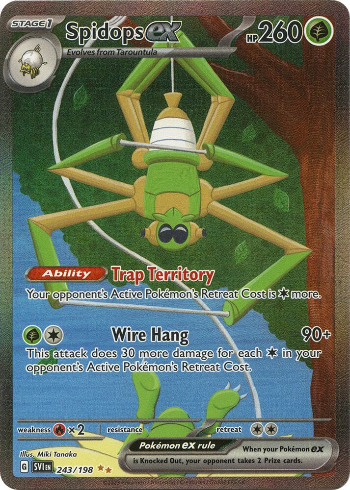 (#243/198) Spidops ex [SV01: Scarlet & Violet Base Set]