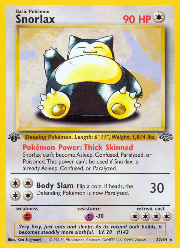 (#27/64) Snorlax - Unlimited [Jungle]