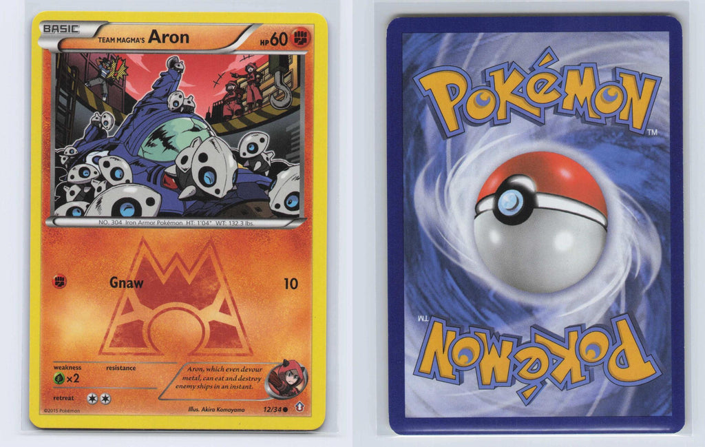 (#12/34) Team Magma's Aron - Normal [Double Crisis]