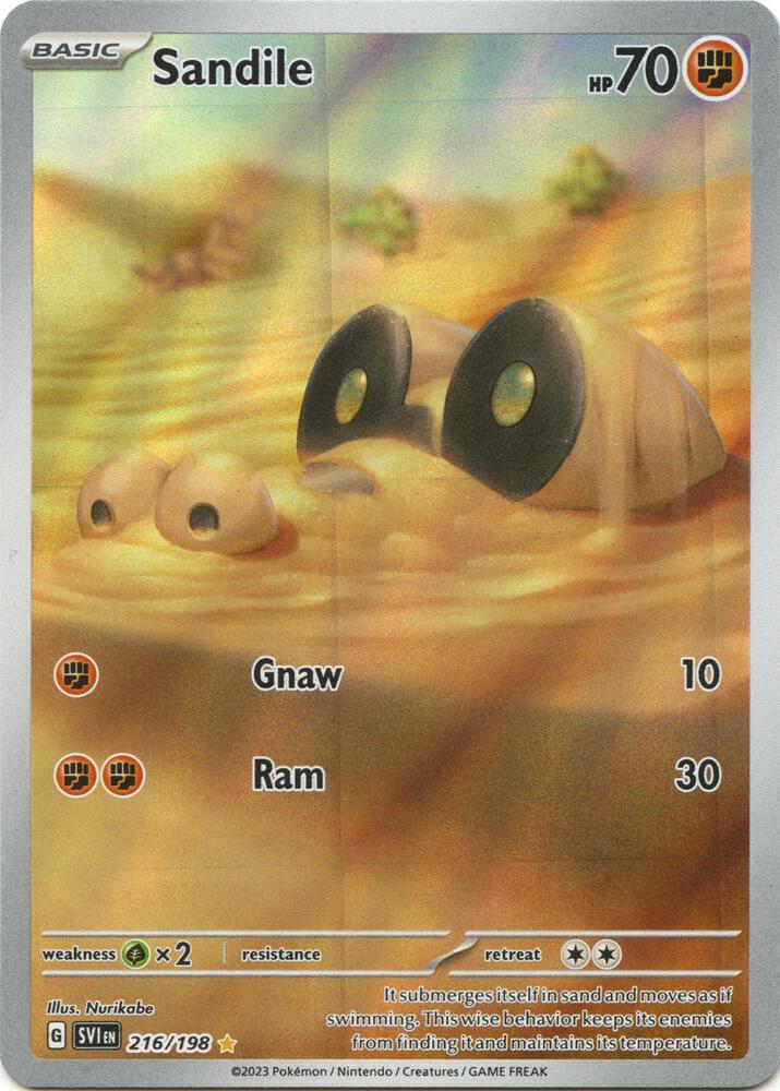 (#216/198) Sandile [SV01: Scarlet & Violet Base Set]