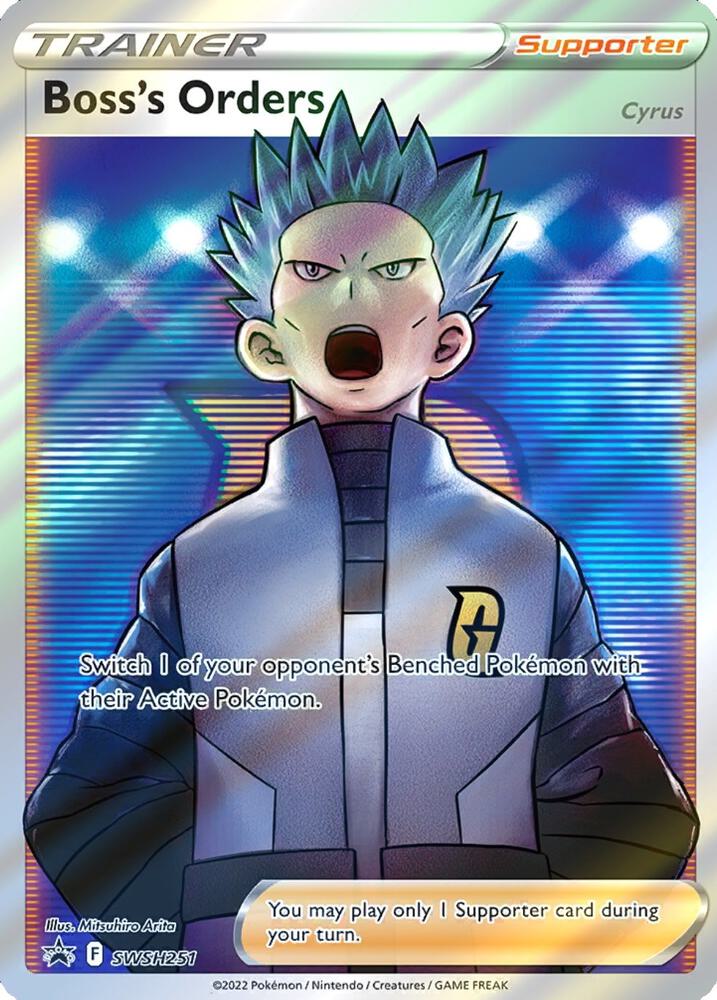 (#SWSH251) Boss's Orders (Full Art) [SWSH: Sword & Shield Promo Cards]