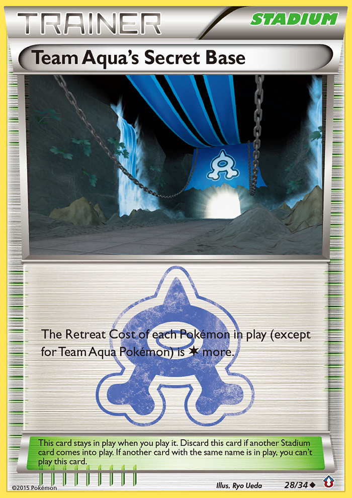 (#28/34) Team Aqua's Secret Base - Normal [Double Crisis]