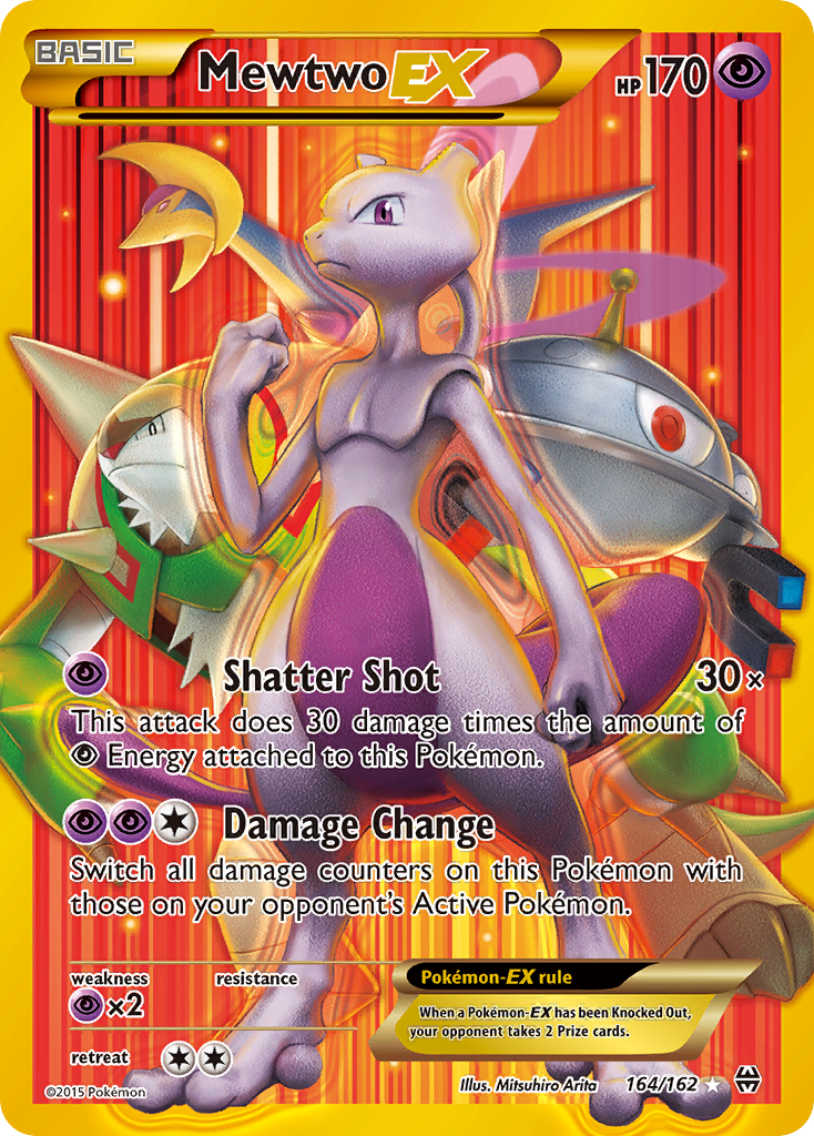 (#164/162) Mewtwo EX - Holo [BREAKthrough]