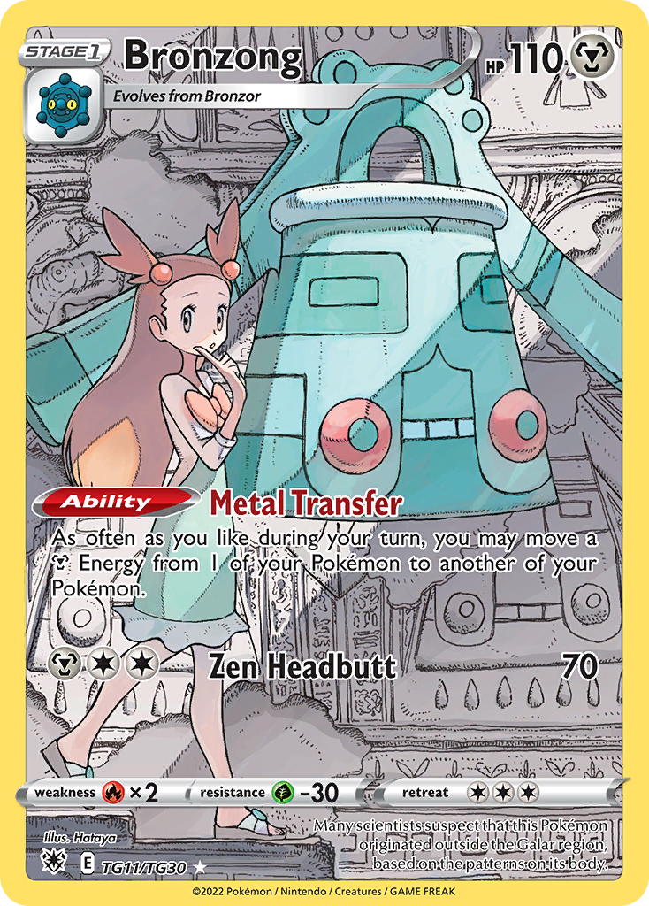 (#TG11/TG30) Bronzong - Holo [Astral Radiance Trainer Gallery]