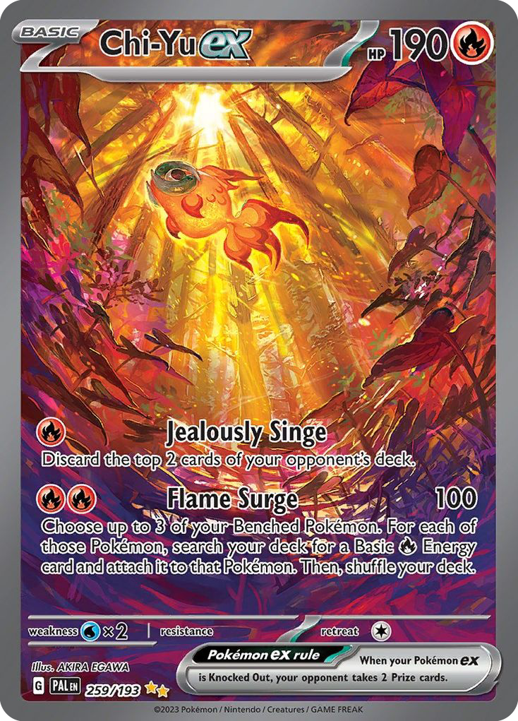(#259/193) Chi-Yu ex - Holo [Paldea Evolved]