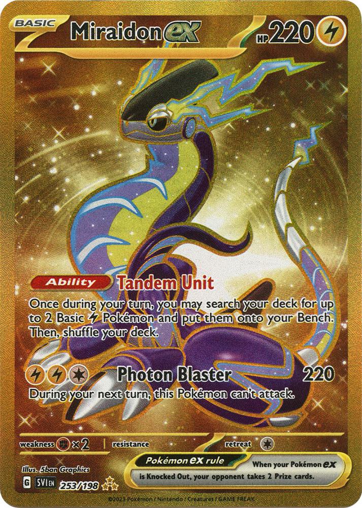 (#253/198) Miraidon ex [SV01: Scarlet & Violet Base Set]