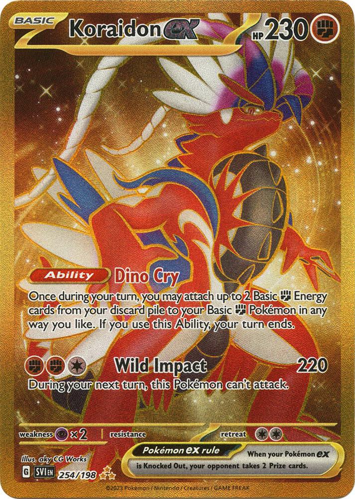 (#254/198) Koraidon ex [SV01: Scarlet & Violet Base Set]