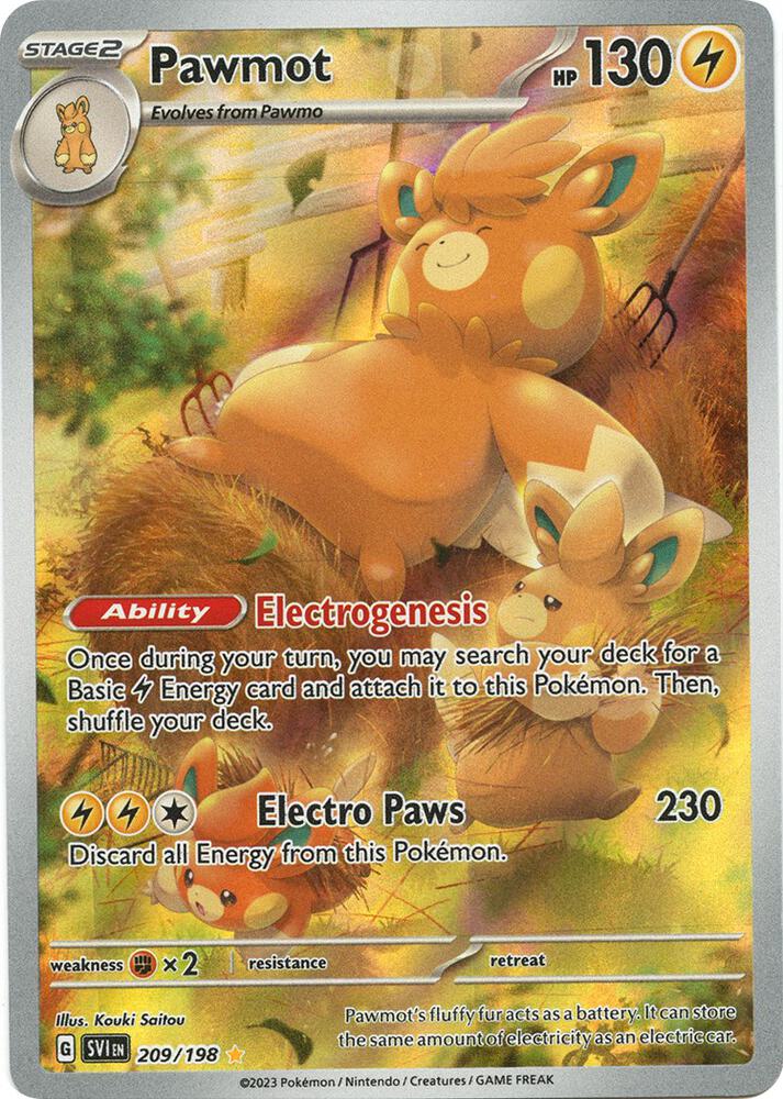 (#209/198) Pawmot [SV01: Scarlet & Violet Base Set]