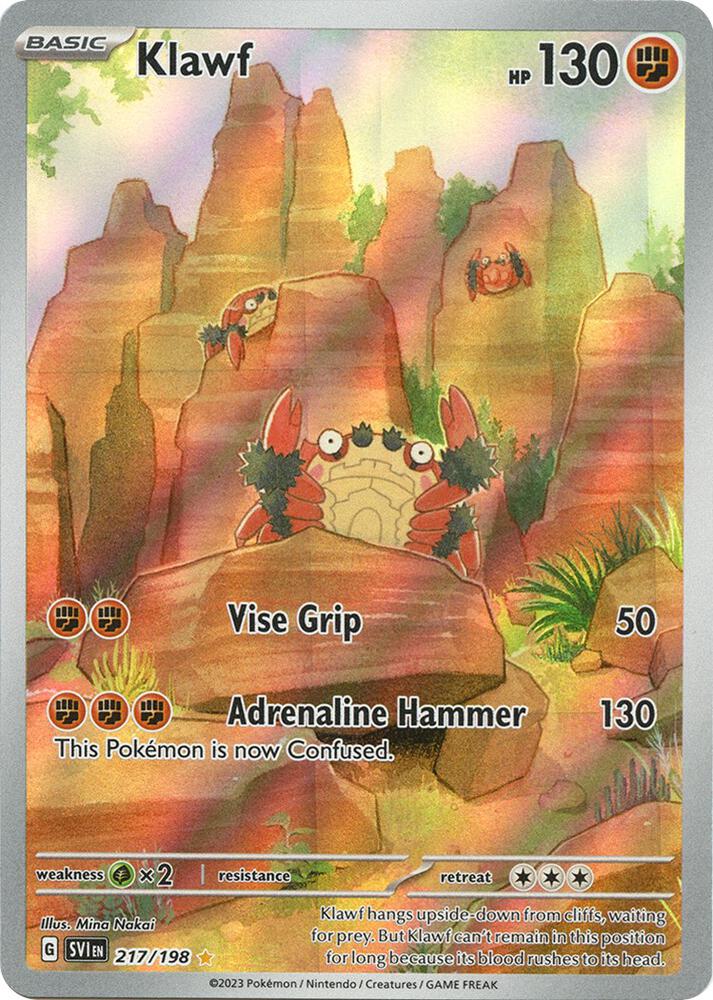 (#217/198) Klawf [SV01: Scarlet & Violet Base Set]