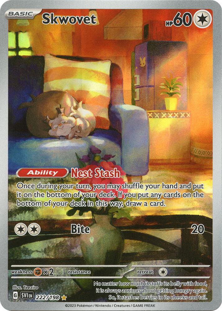 (#222/198) Skwovet [SV01: Scarlet & Violet Base Set]