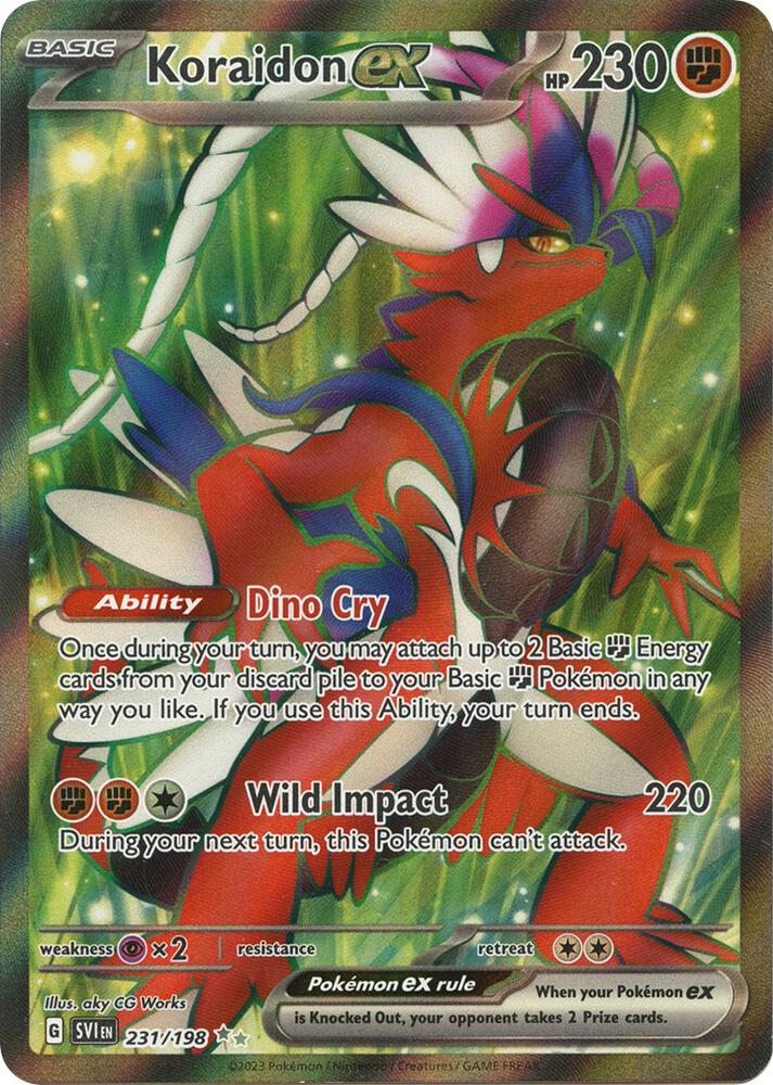 (#231/198) Koraidon ex [SV01: Scarlet & Violet Base Set]