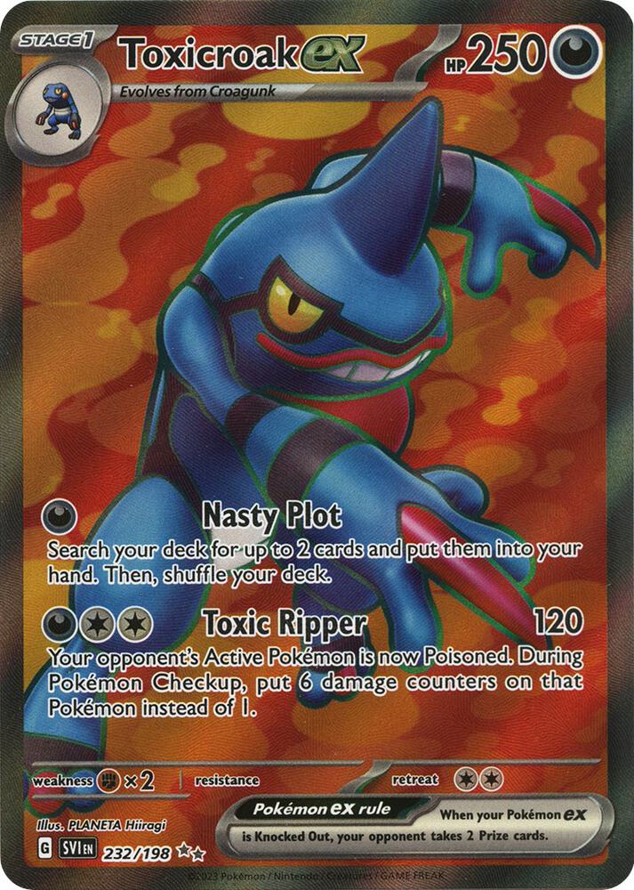 (#232/198) Toxicroak ex [SV01: Scarlet & Violet Base Set]