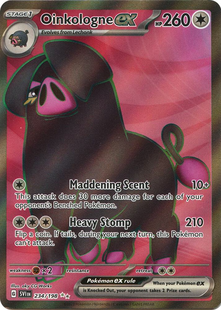(#234/198) Oinkologne ex - [SV01: Scarlet & Violet Base Set]