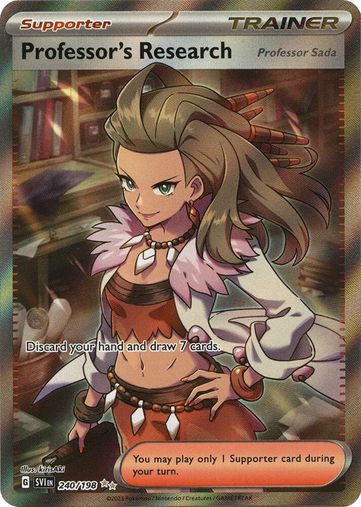 (#240/198) Professor's Research [SV01: Scarlet & Violet Base Set]