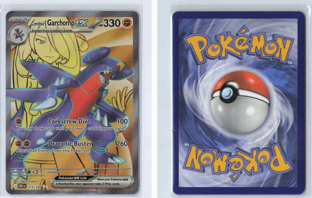 (#215/182) Cynthia's Garchomp ex - Holo [Destined Rivals]
