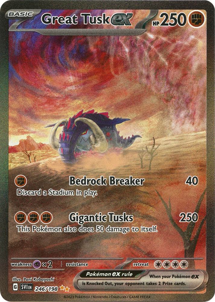 (#246/198) Great Tusk ex [SV01: Scarlet & Violet Base Set]